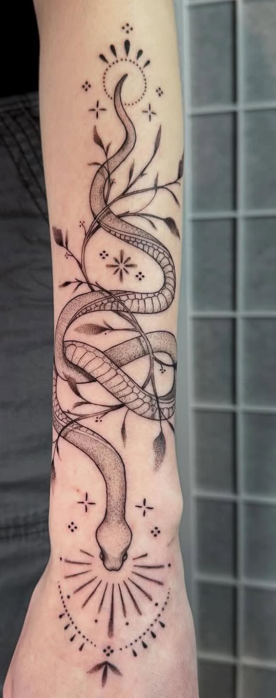 custom tattoo artwork of tattoo artist