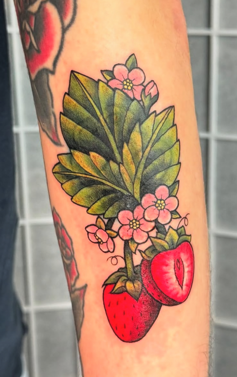 custom tattoo artwork of tattoo artist
