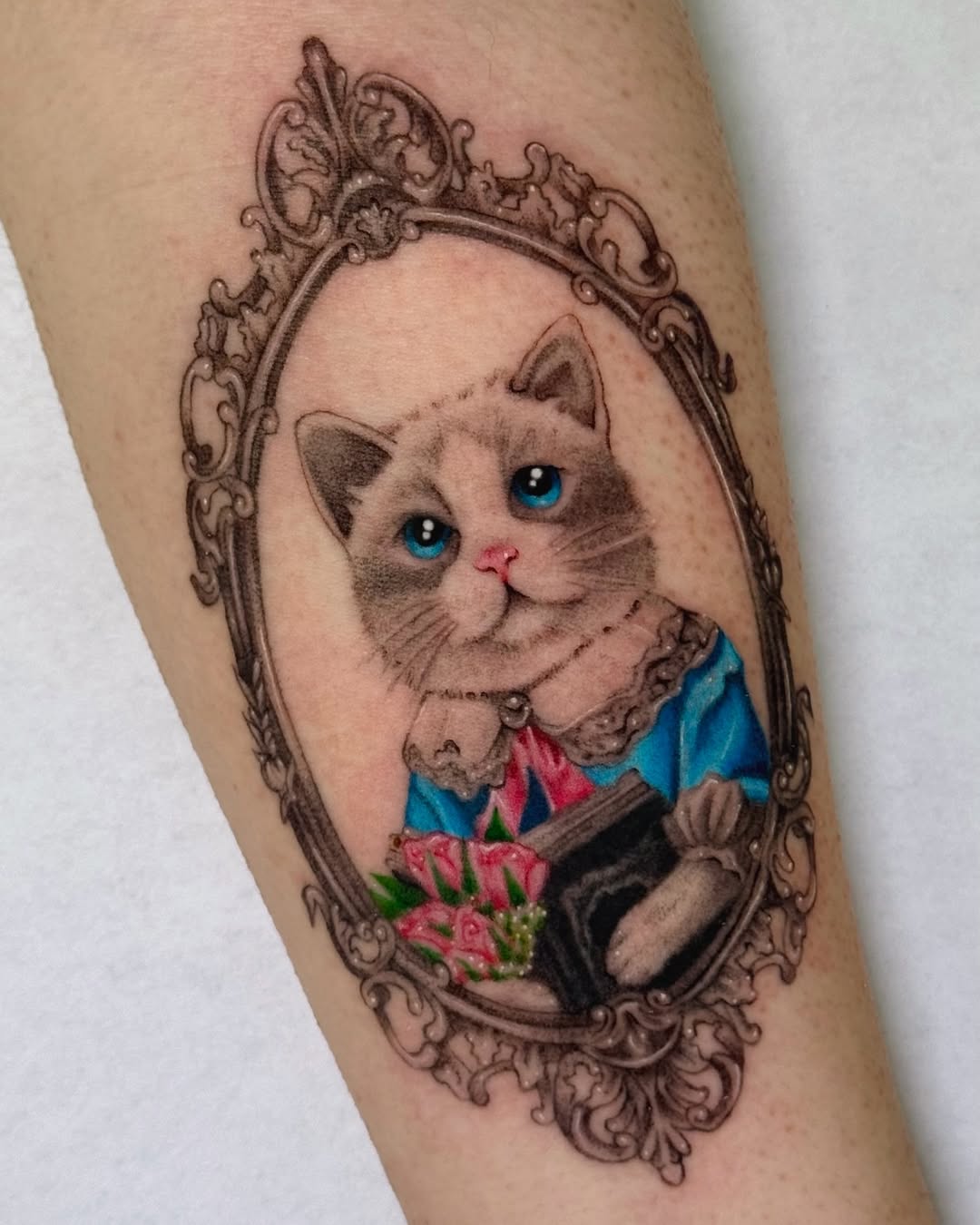 custom tattoo artwork of tattoo artist