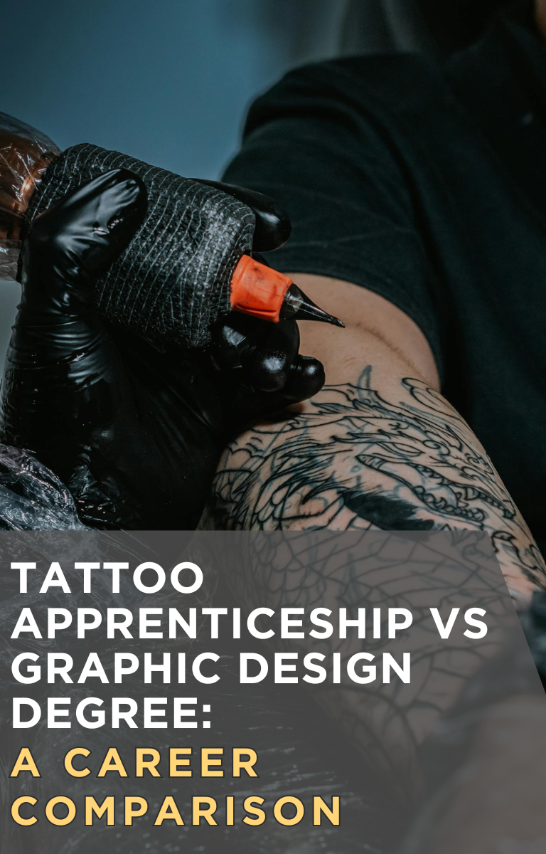 Tattoo Apprenticeship vs. Graphic Design Degree: A Career Comparison