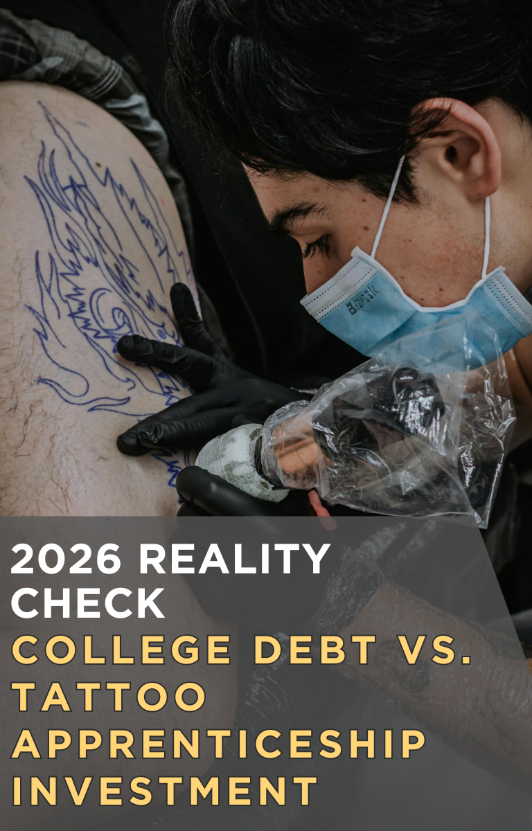 2026 Reality Check: College Debt vs. Tattoo Apprenticeship Investment