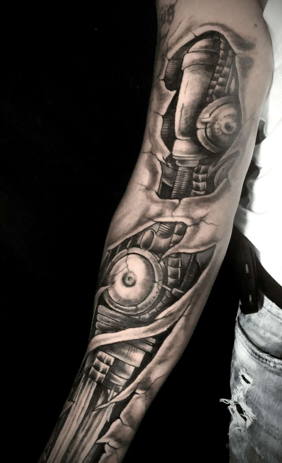 custom tattoo artwork of tattoo artist Gabe