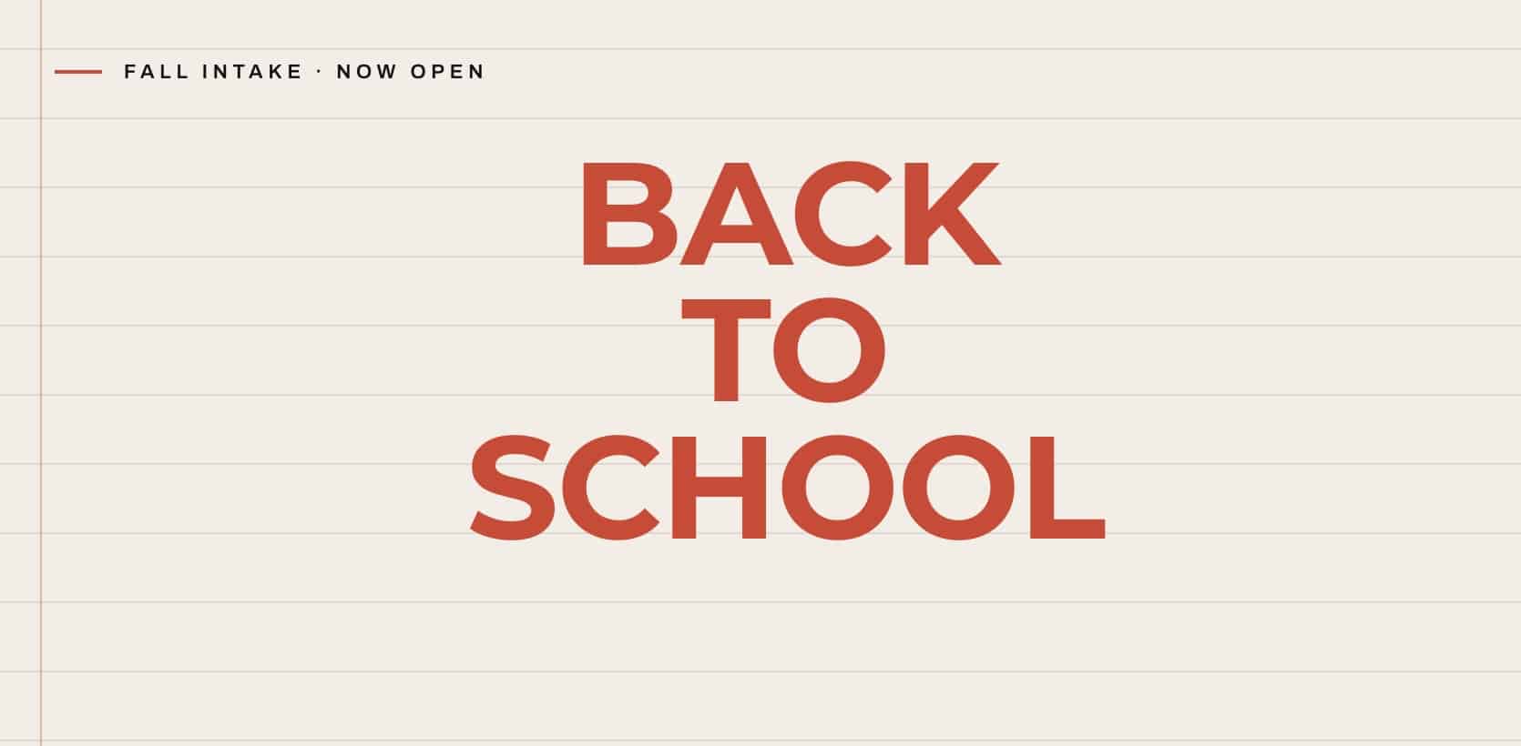 Back to School